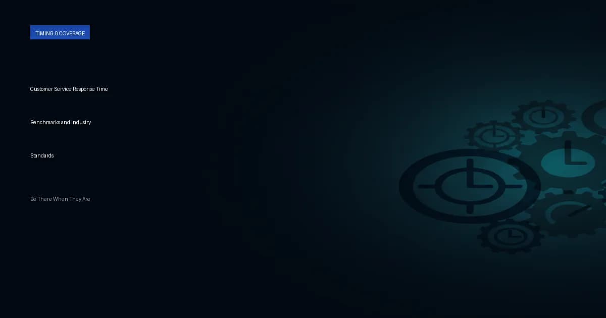 Customer Service Response Time Benchmarks and Industry Standards