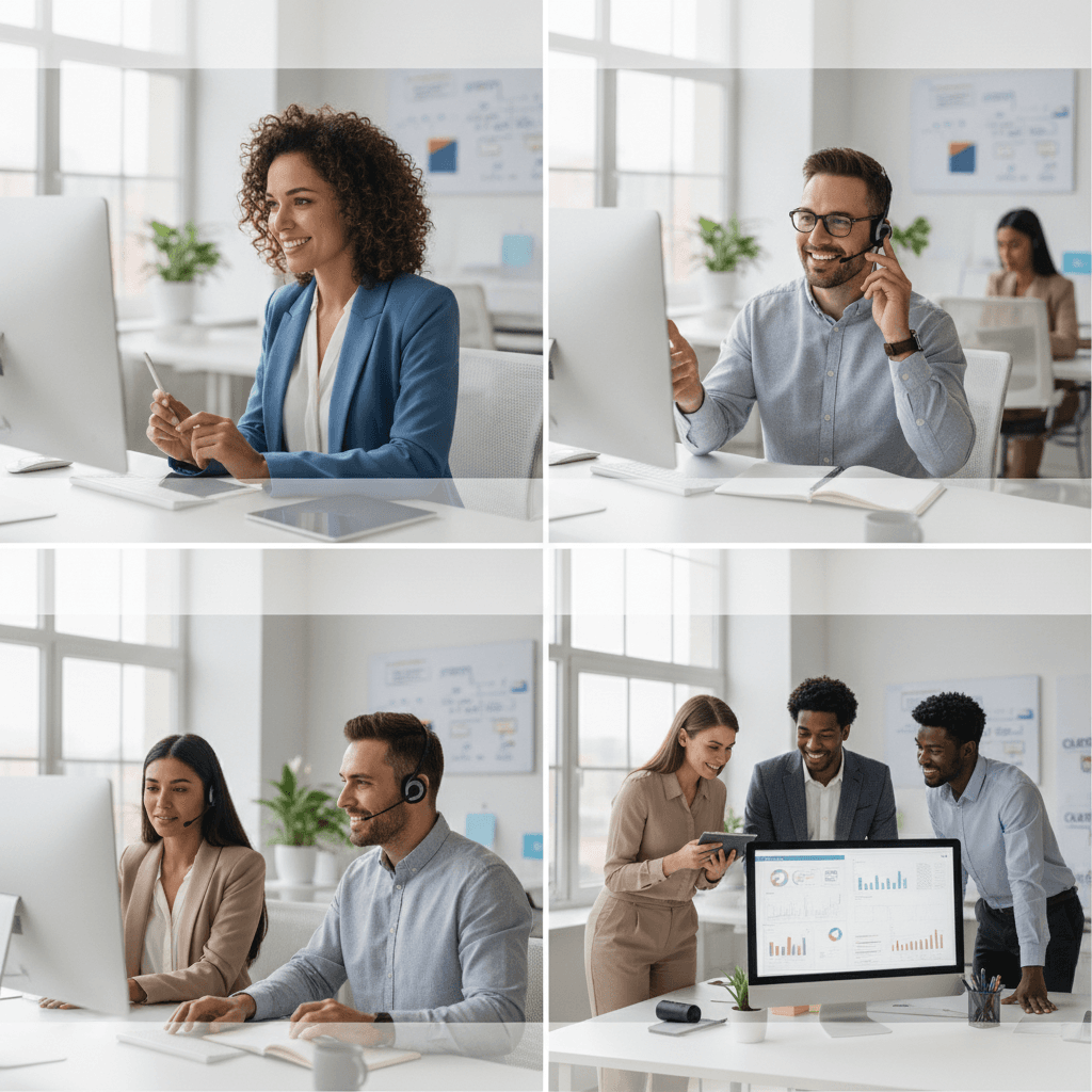 Gemini-generated editorial image about SLA exceptions in a customer care operations setting
